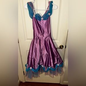 Purple and blue princess costume